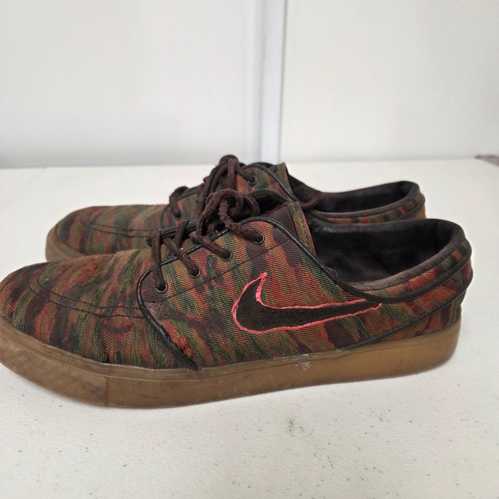 Nike SB Stefan Janoski Camo Canvas Skate Shoes 705190-991 Mens 10.5